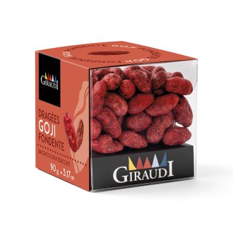 Box bacche di Goji ricoperte di cioccolato fondente Giraudi
